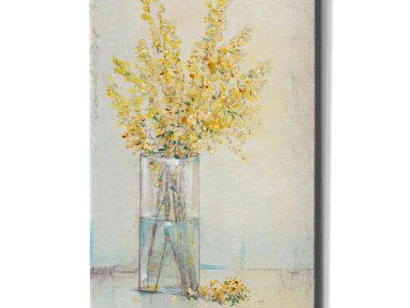 Yellow Spray in Vase II  by Tim O Toole, Canvas Wall Art For Sale