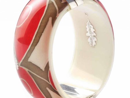 Antonella Piacenti Batik Openable Bangle 925 Silver Cheap