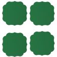 Mario Luca Giusti Acrylic Coasters Set of 4 Pcs Green Sale