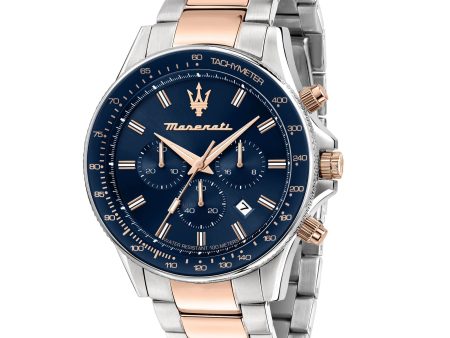 Maserati Sfida Two Tone Chronograph  Watch Online now