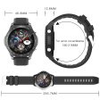 Luxury Navy Seals Business Sport Health Monitoring Smartwatch Bloutooth Calls Body Temperature Online Hot Sale