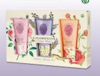 Gift Set La Florentina Hand Cream Rose of May Lavender Pomegranate Hot on Sale