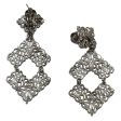 Giora  Italian Filigrain Earrings Rhombus Pendant Online Hot Sale