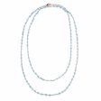 Giora  Long Necklace With Light Blue Swarovski Crystals on Sale