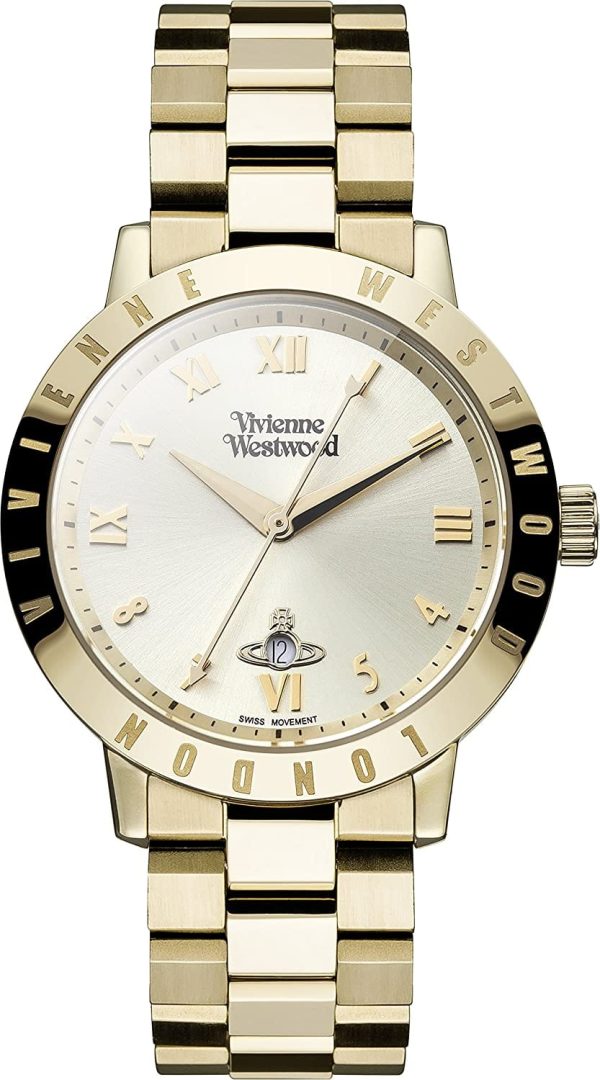 Vivienne Westwood Bloomsbury Watch Gold Stainless Steel Online Sale