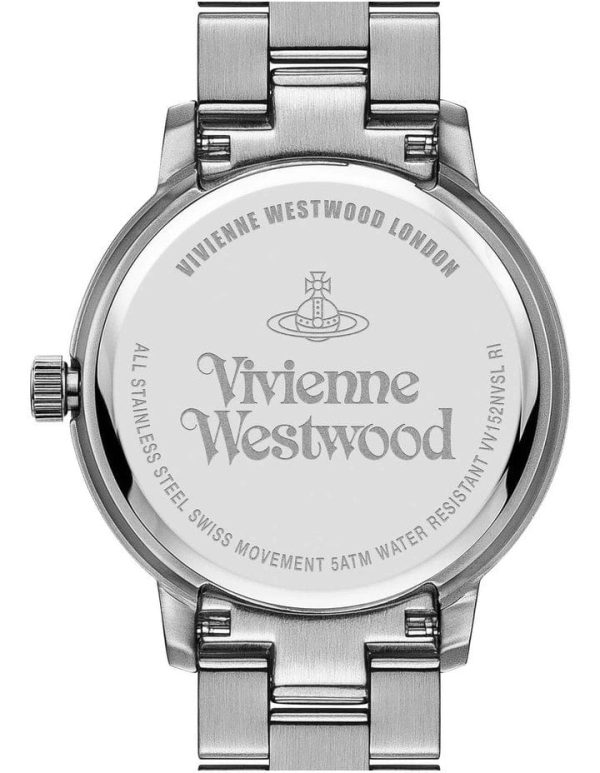 Vivienne Westwood Bloomsbury Watch Blue Dial Stainless Steel Silver Cheap