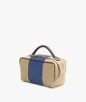 My Style Bags Berkeley Toiletry Travel Bag Senape Blue Stripes For Men Online Hot Sale