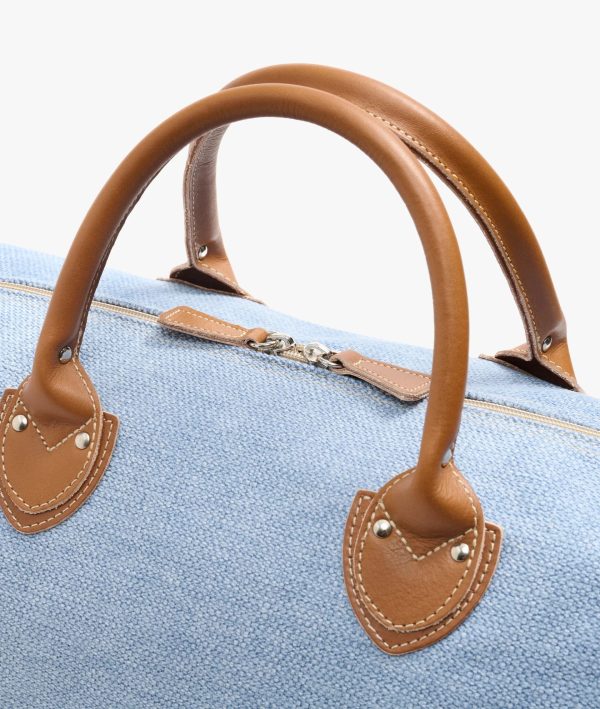 My Style Bags Harvard Ischia Small Duffel Travel Bag Light Blue on Sale