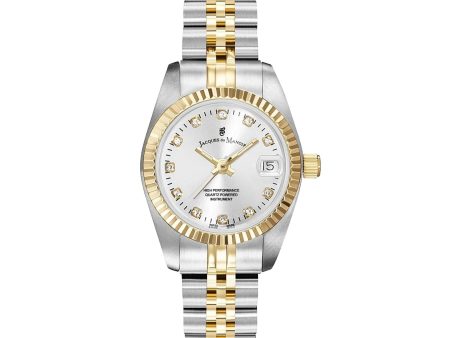 Jacques du Manoir Inspiration 26mm Two Tone Women s Luxury Watch Discount