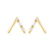 Georgini The Layered Edit Tiga Earrings Gold Online now