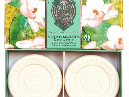 La Florentina Magnolia 2 Round Soaps 115g Discount