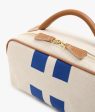 My Style Bags Berkeley Cosmetic Bag Natural With Blue Stripes For Sale