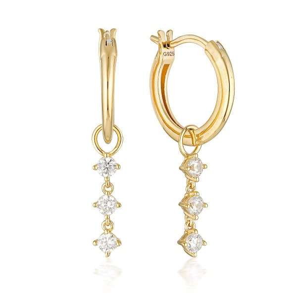 Georgini Summer Sorbet Matcha Magic Earrings Gold Online Hot Sale