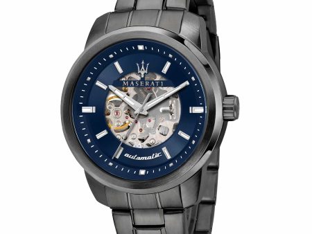 Maserati Sucesso 44mm Grey Stainless Steel Watch Cheap