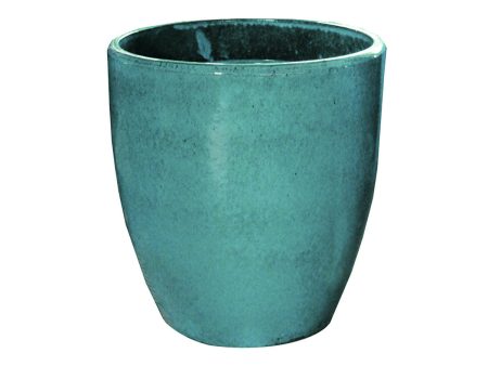 MACETERO PARA PLANTAS DE CERAMICA EN COLOR AZUL TURQUEZA Sale