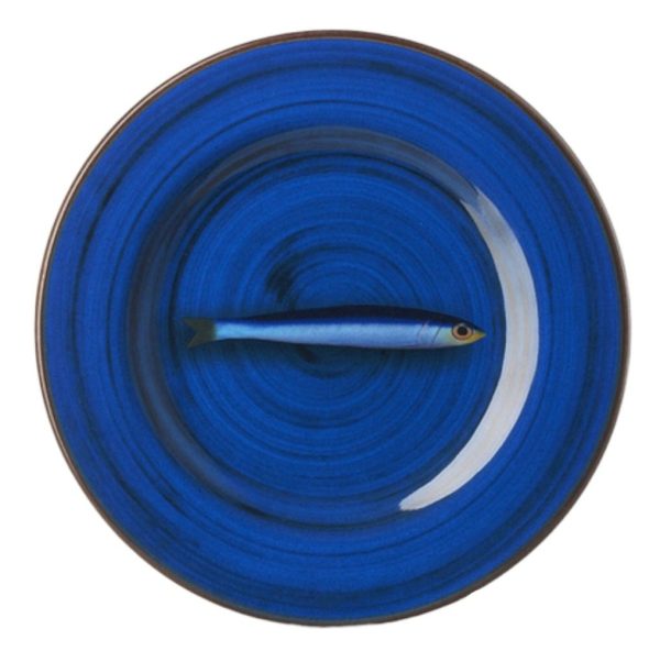 Mario Luca Giusti Aimone Blue Fruit Plates Set of 6Pcs Online