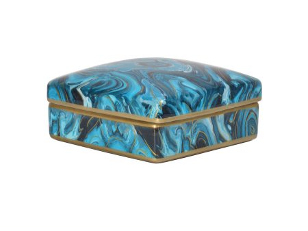 ***COFRE EN PORCELANA AZUL For Discount