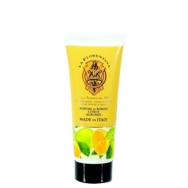 La Florentina Boboli Citrus Hand Cream Natural Tuscan Moisturising 75 ml Online Hot Sale