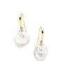 Ikecho Keshi Freshwater Pearl Hook Earrings Online Hot Sale