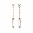 Georgini The Layeted Edit Tlieta Earring Rose Gold Cheap