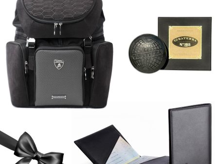 Travel Gift Set Lamborghini Giraterra Italian Leather Online Hot Sale