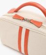 My Style Bags Berkeley Positano Cosmetic Bag Natural With Orange Stripes Online