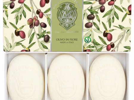 La Florentina Olivo in Fiore 150g 3 Bars Soap Online Sale