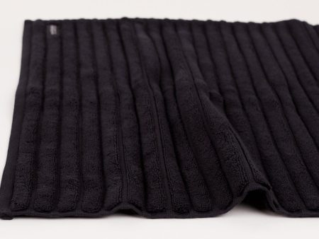 Bemboka Pure Cotton Bath Mat Black Online now