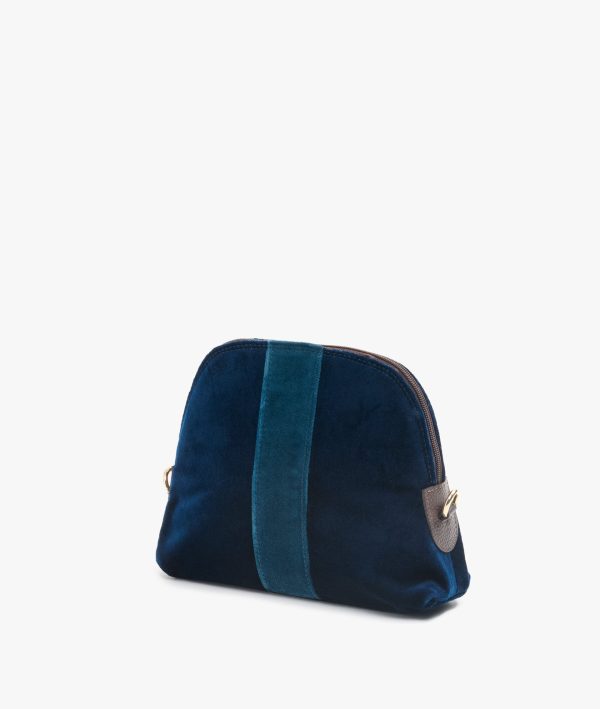 My Style Bags Twin Velvet Makeup Bag in Blue for Women Fashion