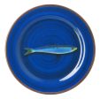 Mario Luca Giusti Aimone Blue Fruit Plates Set of 6Pcs Online