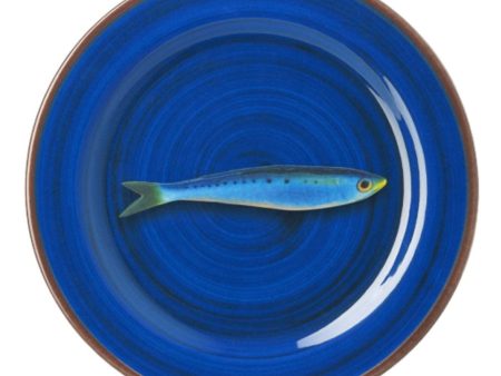 Mario Luca Giusti Aimone Blue Fruit Plates Set of 6Pcs Online