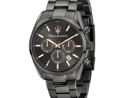 Maserati Attrazione 43mm Black Stainless Steel Watch For Cheap