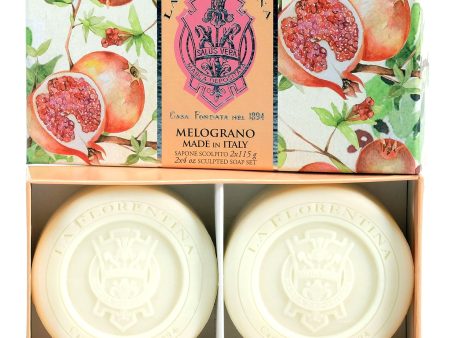 La Florentina Pomegranate 2 Round Soaps 115g Online Sale