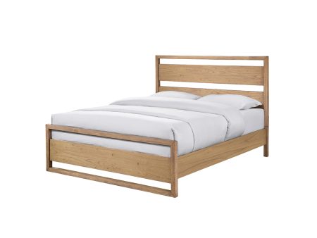 CAMA QUEEN OZZO ACABADO DE MADERA For Sale