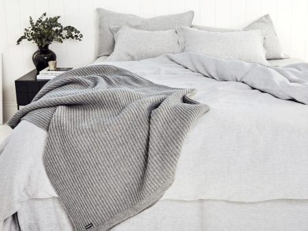 Bemboka Wide Rib Italian Cashmere Blankets - Pre-Shrunk Sale