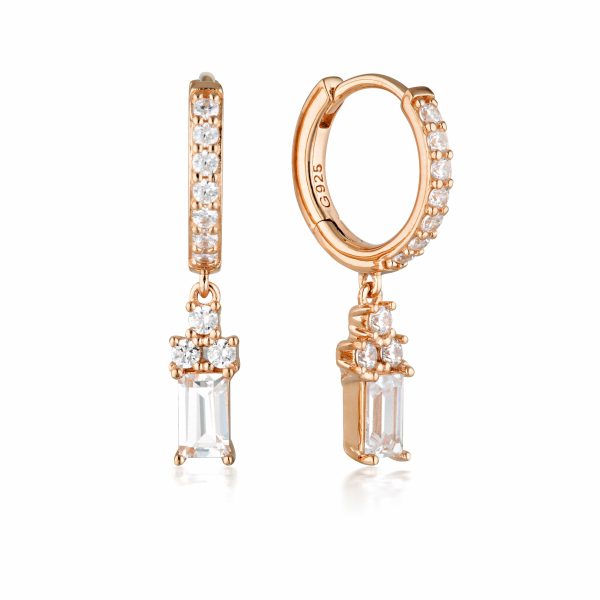 Georgini The Layered Edit Kolm Earrings Rose Gold Discount