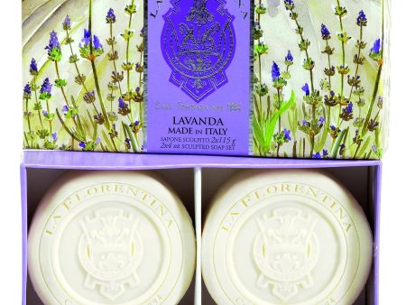 La Florentina Lavender 2 Round Soaps 115g Online Hot Sale