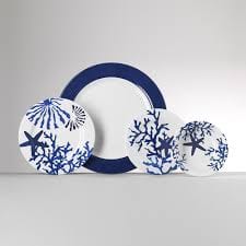 Mario Luca Giusti Corallo Blue Dinner Plates Set of 2Pcs Online Sale