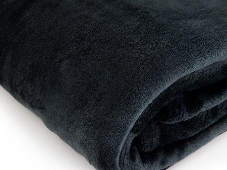 Brogo Microfibre Supersoft Throw Charcoal Discount