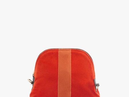 My Style Bags Twin Velvet Makeup Bag in Orange for Women Online