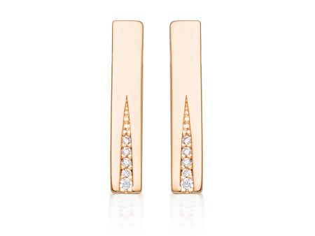 Georgini The Layered Edit Gilded Earrings Rose Gold For Cheap