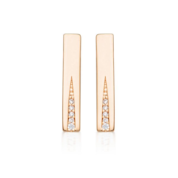 Georgini The Layered Edit Gilded Earrings Rose Gold For Cheap