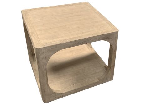 MESA LATERAL EN ACABADO DE MADERA NATURAL Online Sale