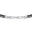 Maserati Jewels Bracelet Black Ceramic & Silver Elements For Sale