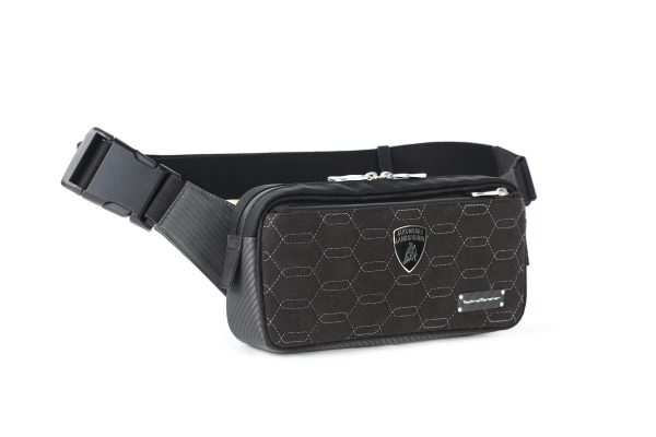 Lamborghini Zingo Belt Bag Carbon Fiber and Alcantara Discount