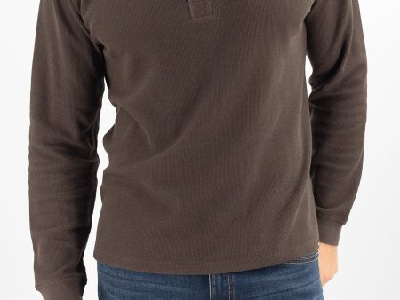 Waffle Henley - Dark Roast Online