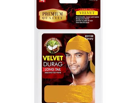 Coconut Oil Treated Velvet Durag Online