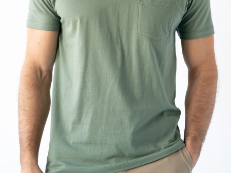 Pocket Tee - Farmer Sage For Sale