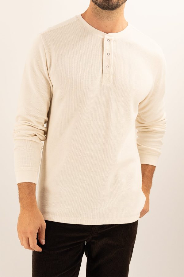 Waffle Henley - Oat Supply