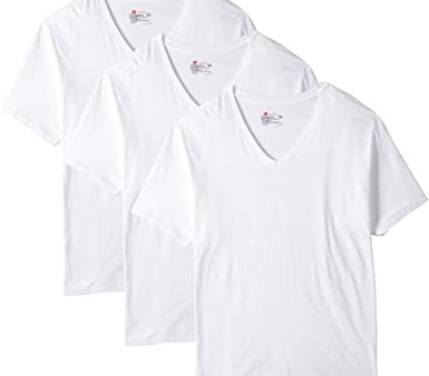 Hanes tag less V Neck T-Shirts (3 pk) Online Sale